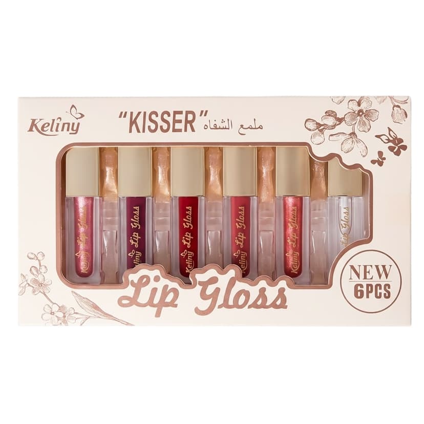 Keliny Kisser Lip Gloss Set 6pcs
