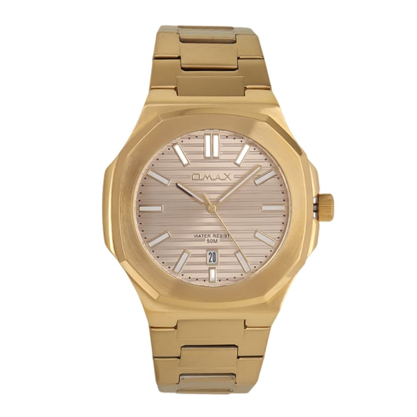 OMAX Watch Gold Tone