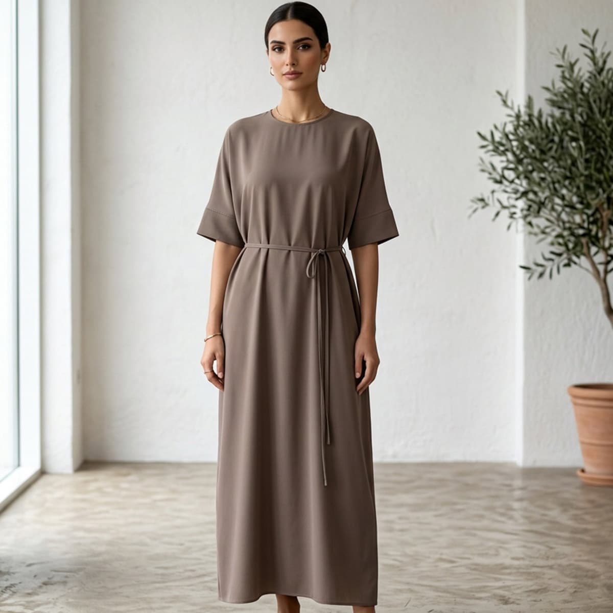 Ladies Short Sleeve Jalabia