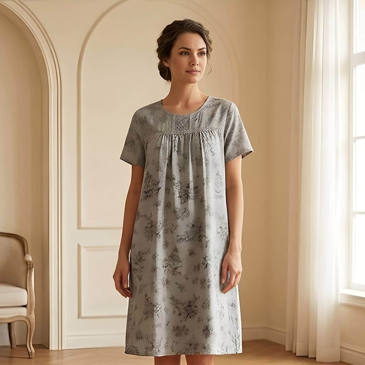 Ladies Midi Gown