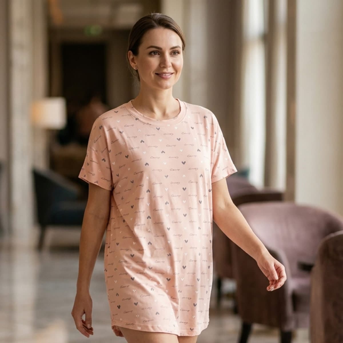 Ladies T-Shirt and Shorts Set