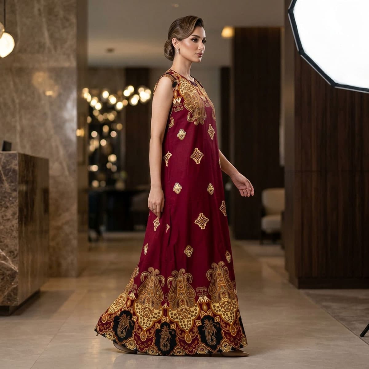 Ladies Jalabiya Sleeveless