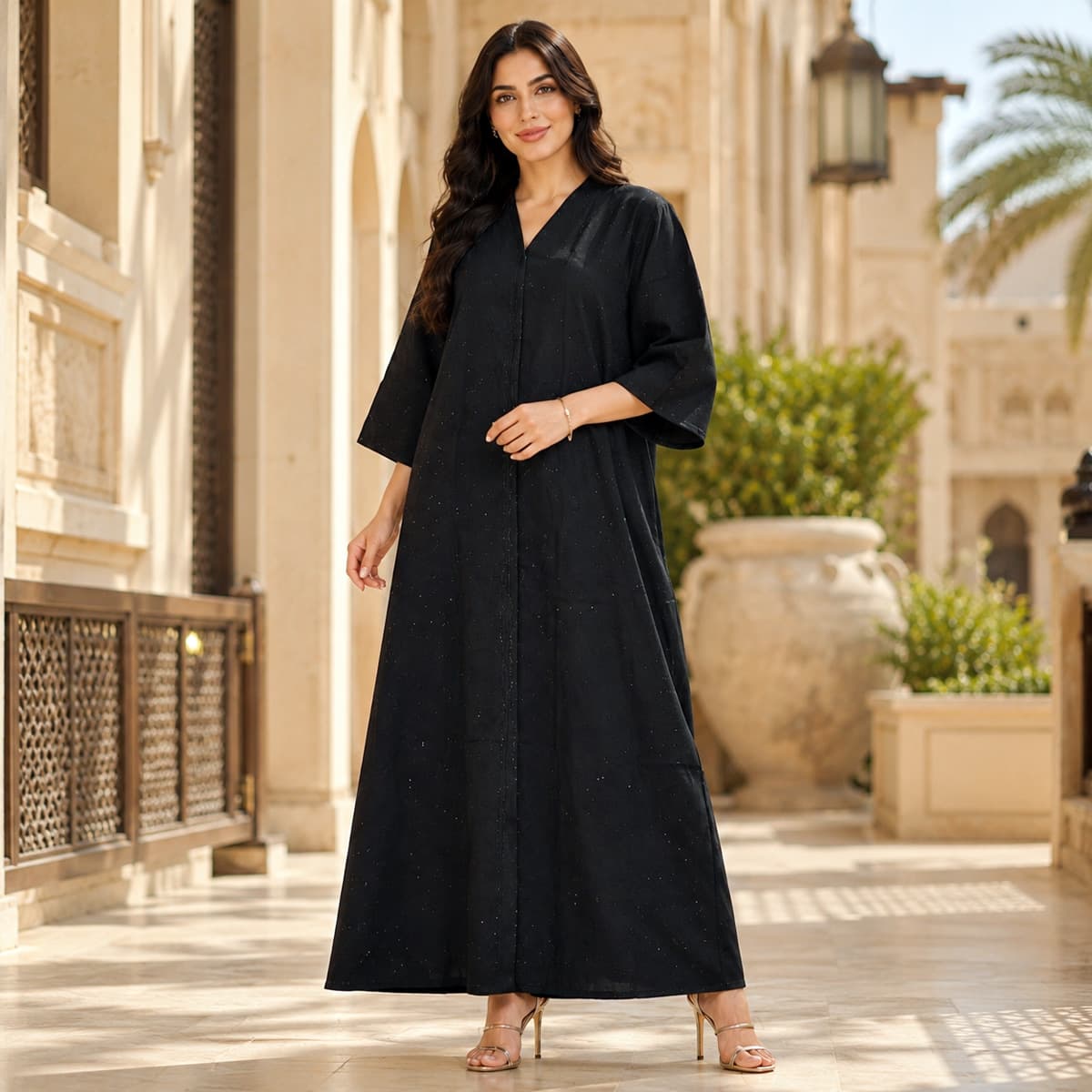 Ladies Dantel Abaya