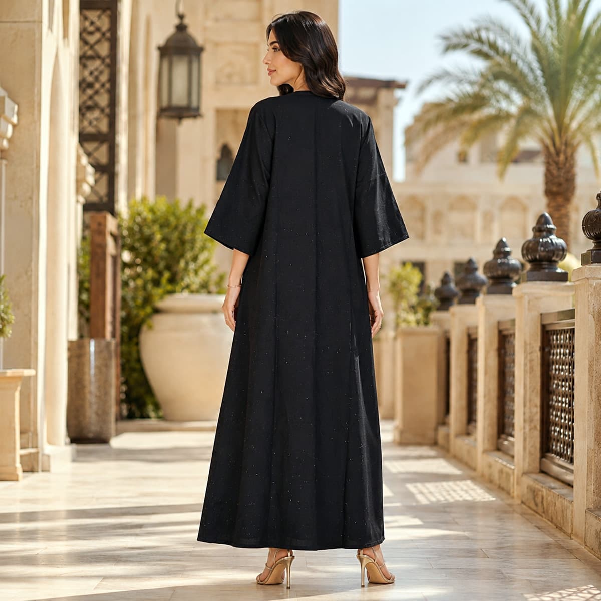 Ladies Dantel Abaya