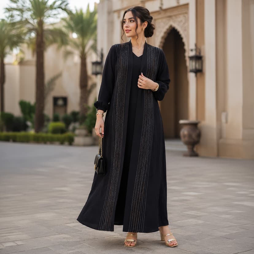 Farasha Abaya with Shella