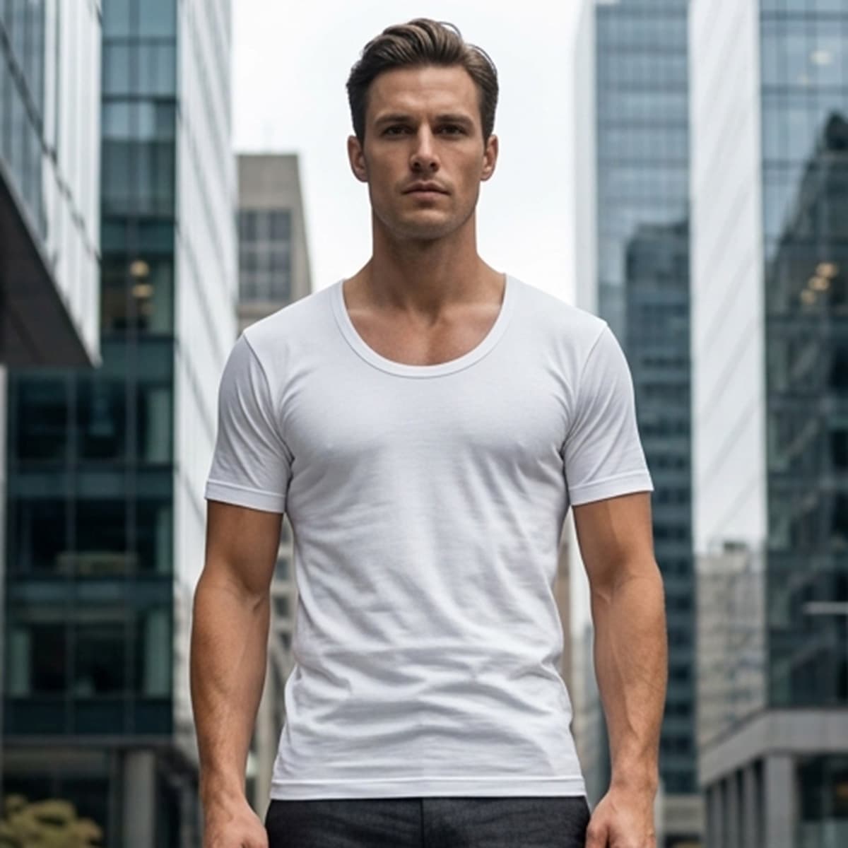 Men White T-Shirt Pack 3 Piece