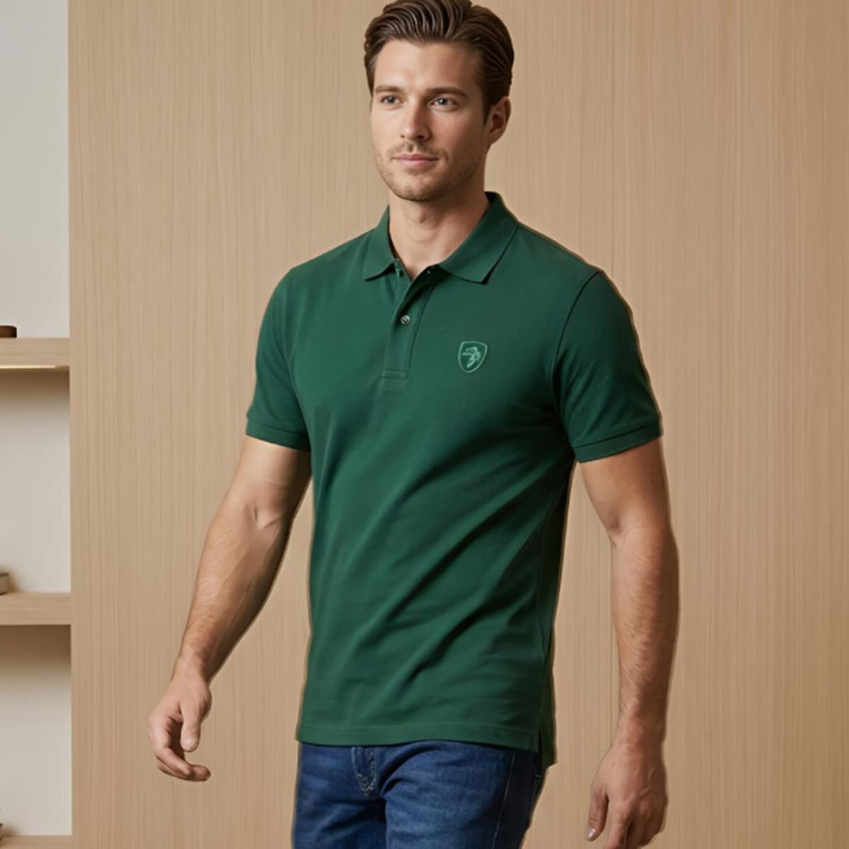 Men Polo T-Shirt Short Sleeve