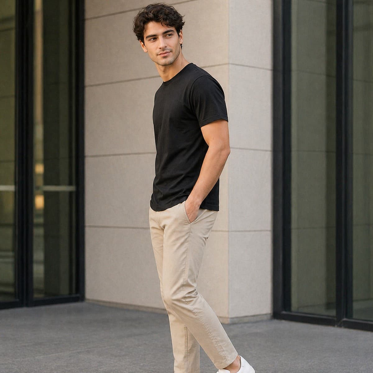 Mens Round Neck T-Shirt