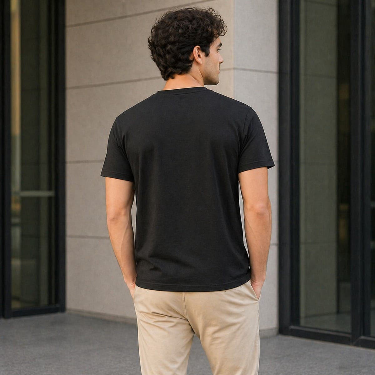 Mens Round Neck T-Shirt
