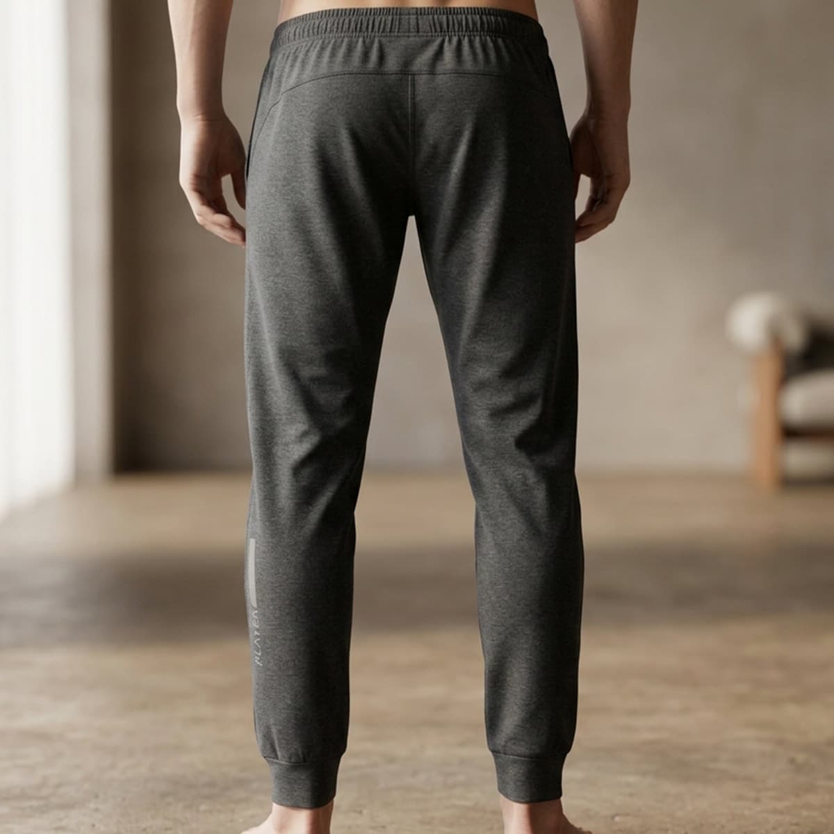Men Cotton Track Pant Open