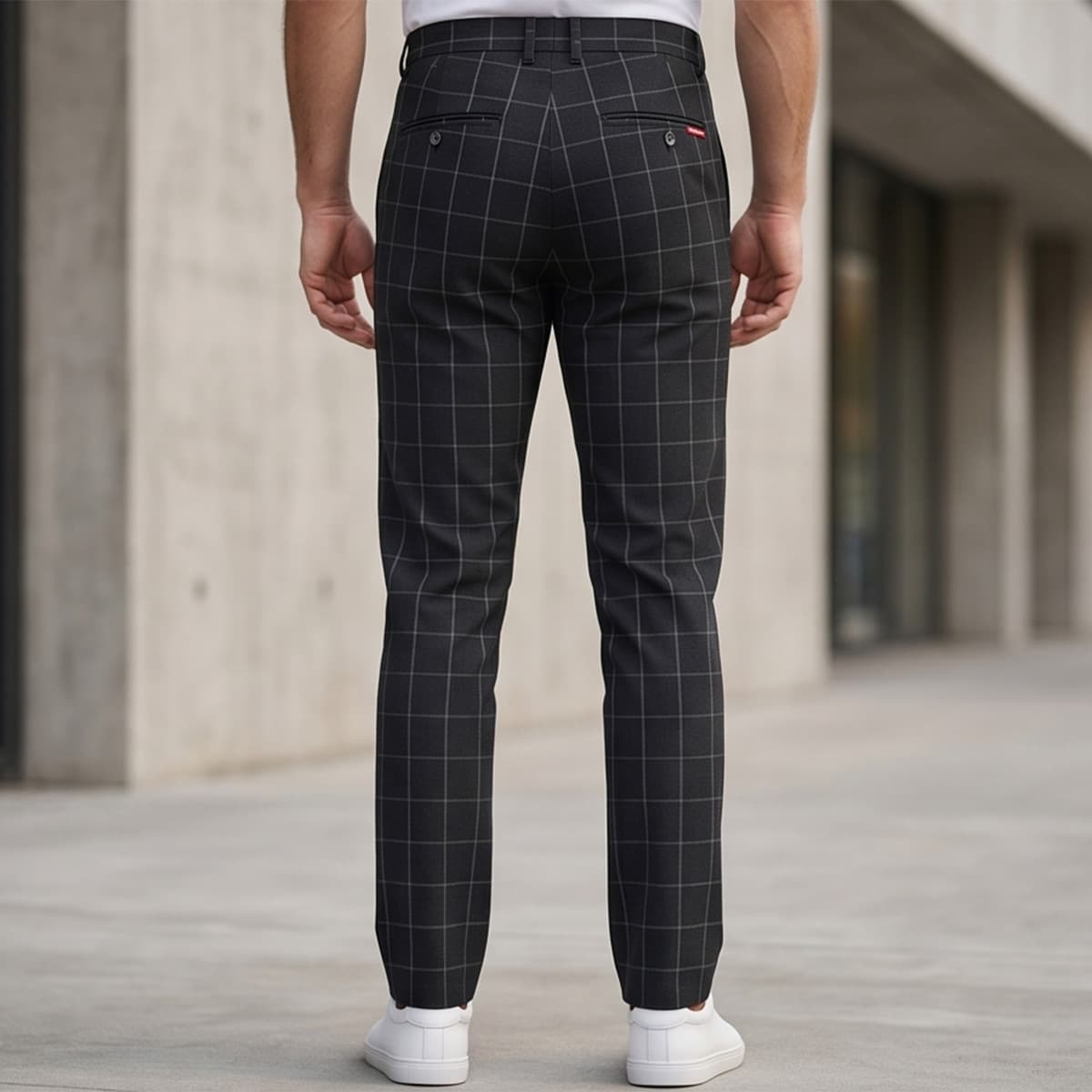 Men Regular Formal Pant Plain