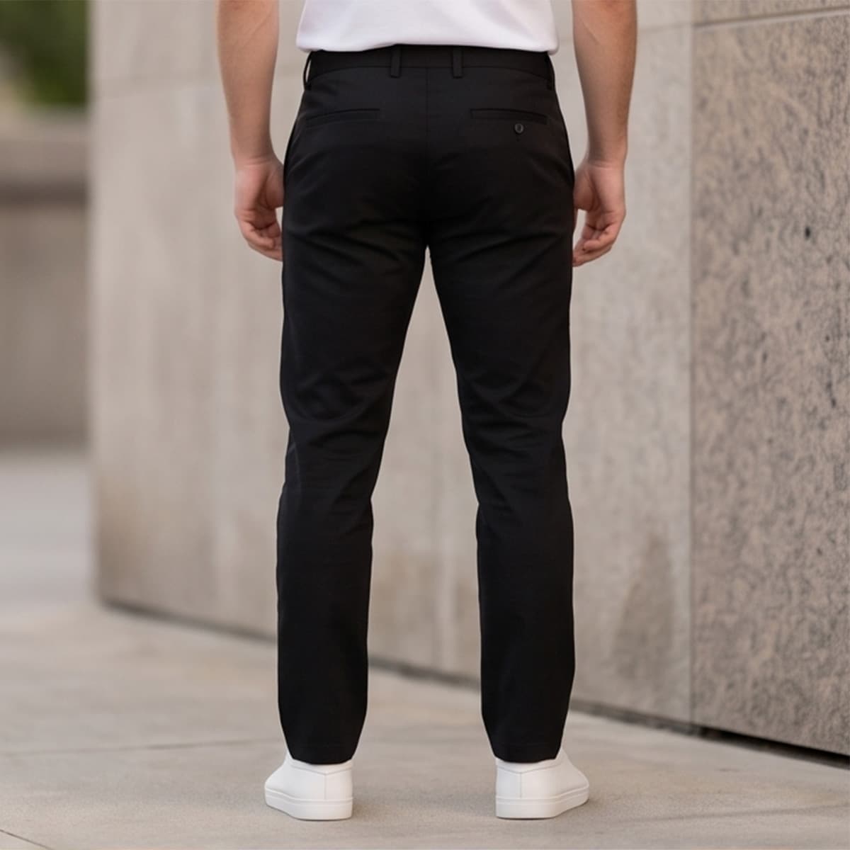 Men Regular Formal Pant Plain