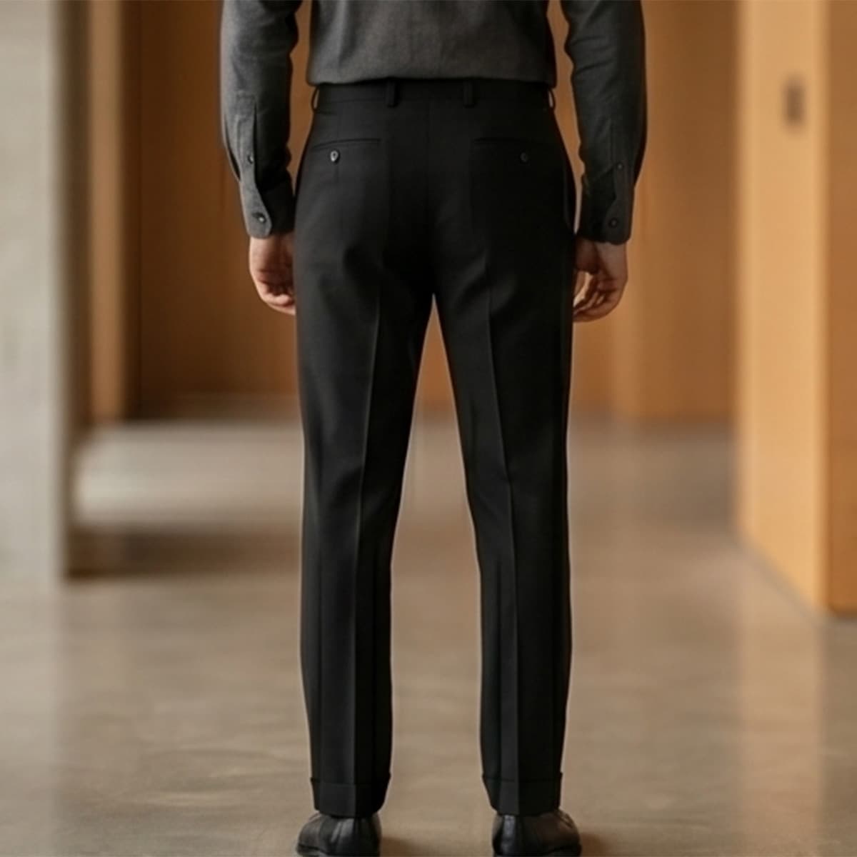 Men Regular Formal Pant Plain