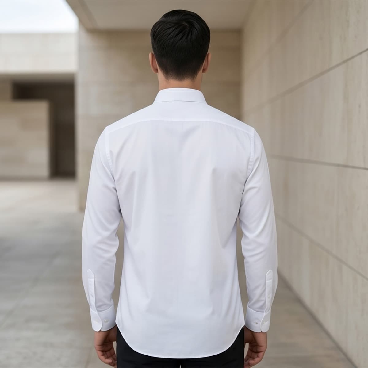 Men Plain Formal Shirt