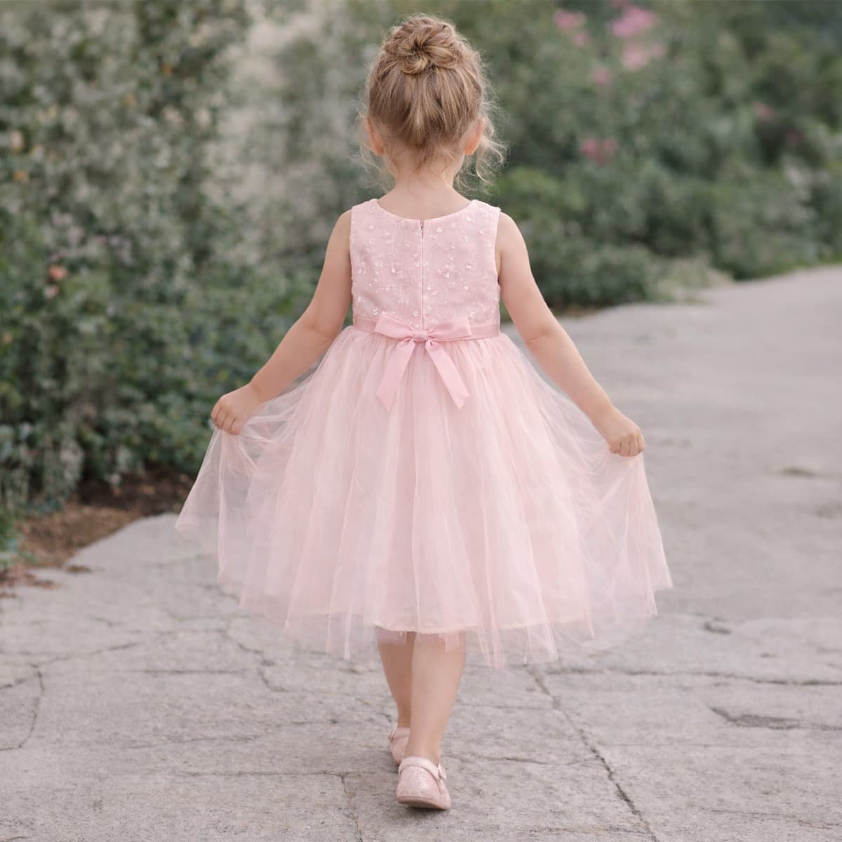 Girls Party Dress Sleeveless