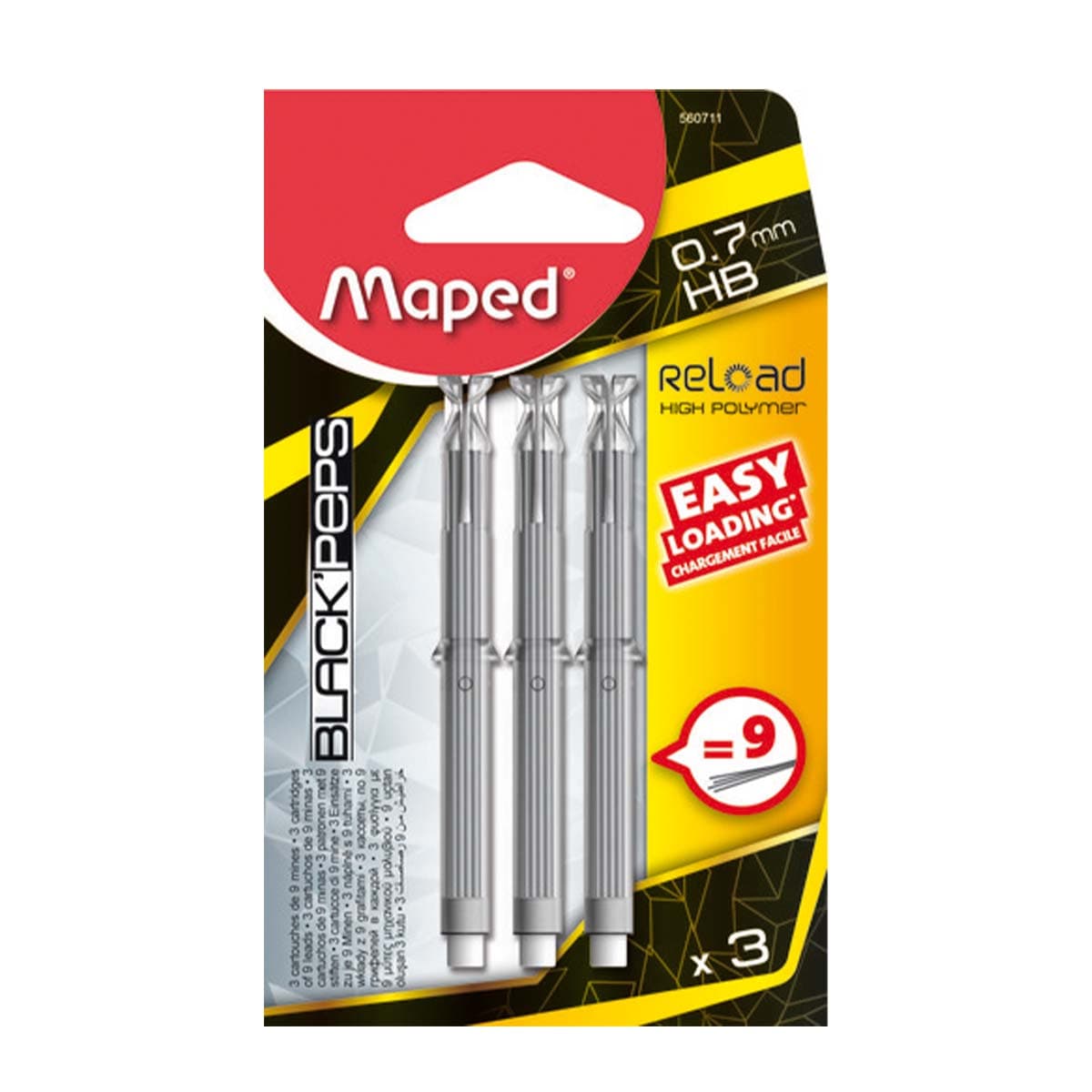Md Mech Pencil Rel Lead 0.7 Mm 