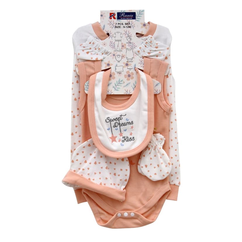 Baby Romper Set 7 Piece