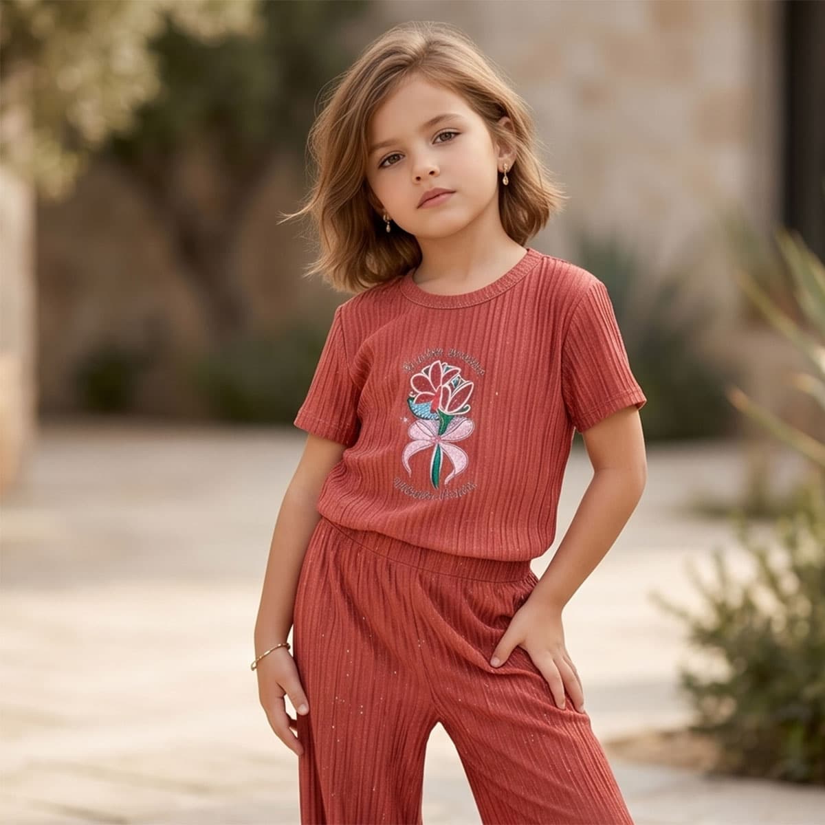 Girls Pyjama Set 2 Piece