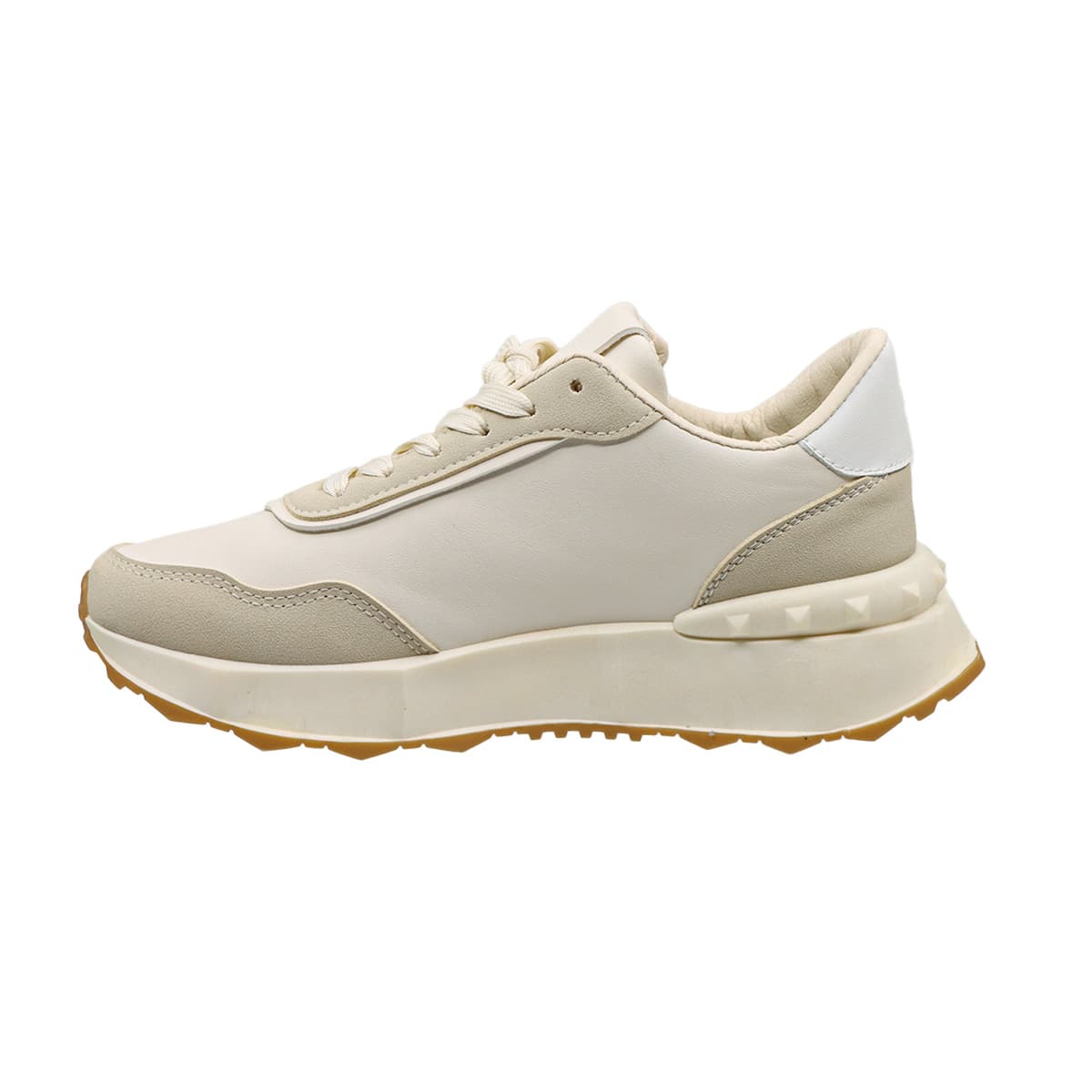 Sneakers Shoes Plain With Lace