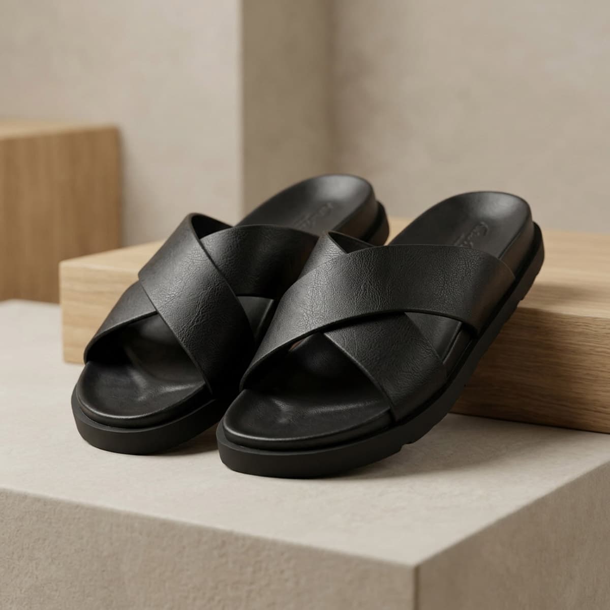 Men Coffee Slippers