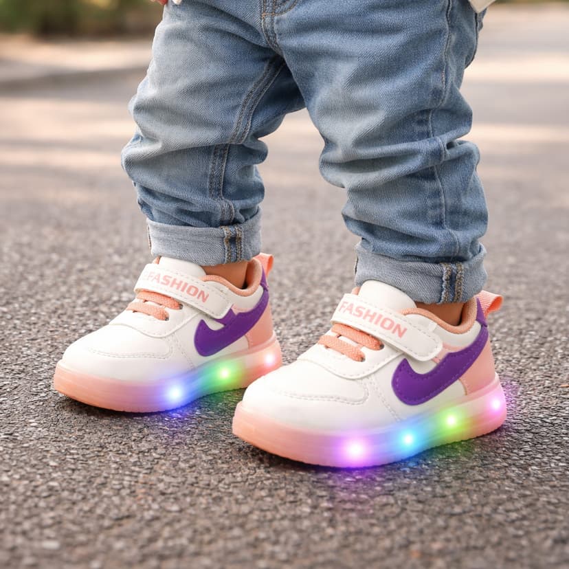Baby Boy LED Sports Shoes Size 20-25