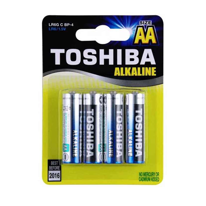 Toshiba AA Battery 6 Piece