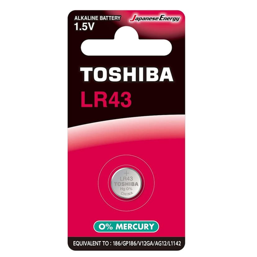 TOSHIBA LR43 Alkaline Battery 1.5V