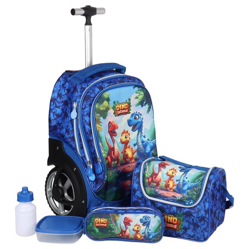 Dino Island Big Wheel Trolley Set