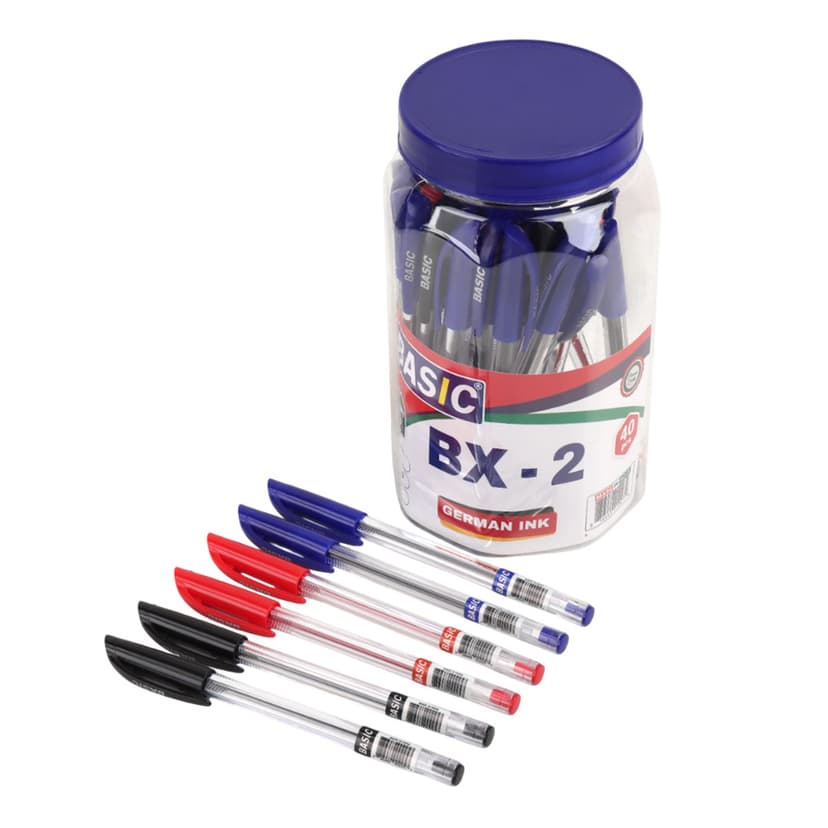 BASIC BX-2 Ball Pens 40Pack