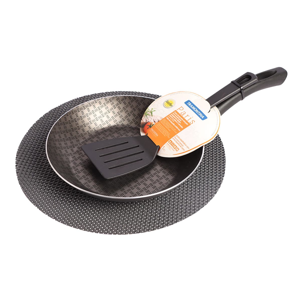 Frying Pan Set Non -Stk W/Spoo