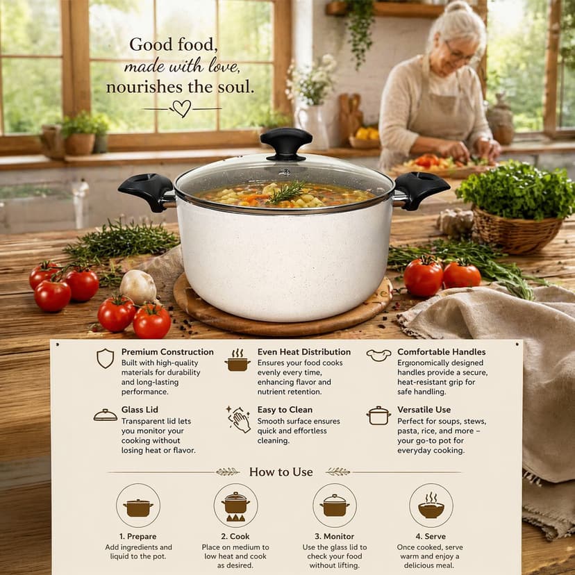 Casserole with Glass Lid 26cm