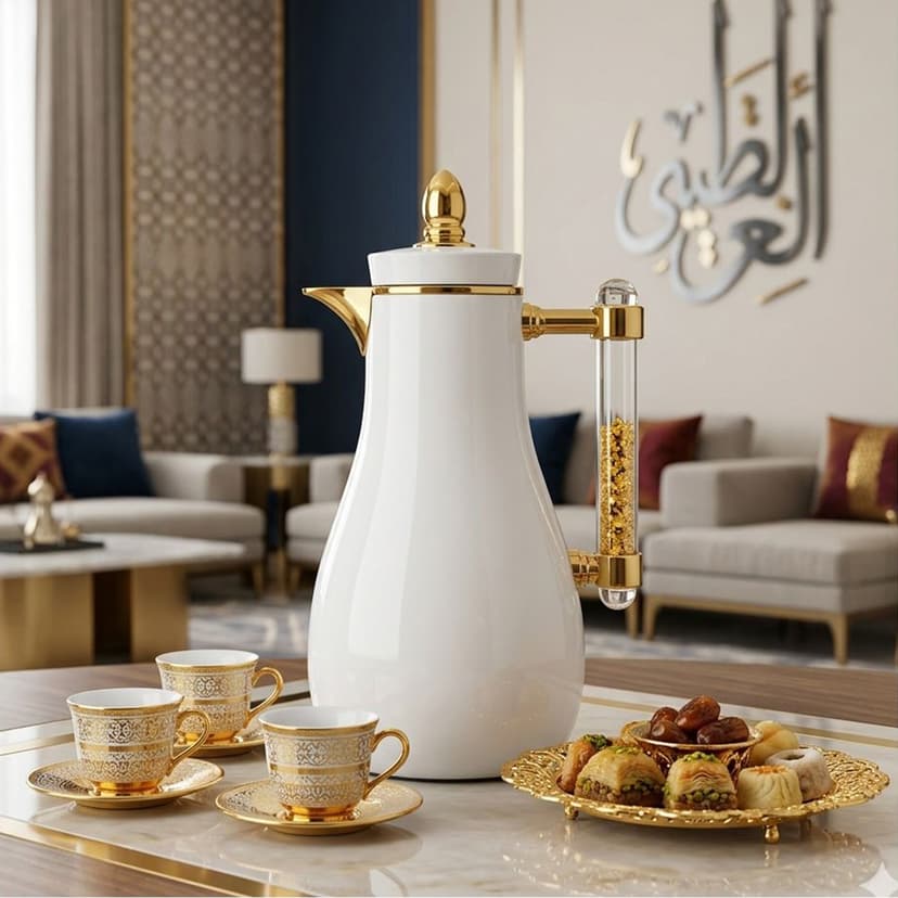Flask Coffee Dallah 1L