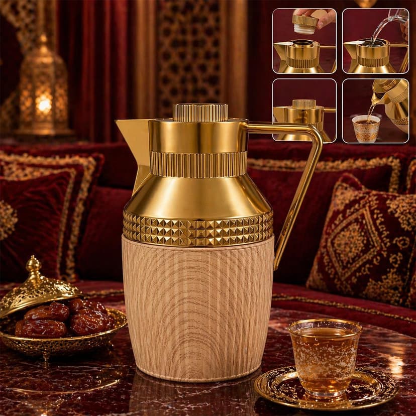 Plastic Body Flask 1L