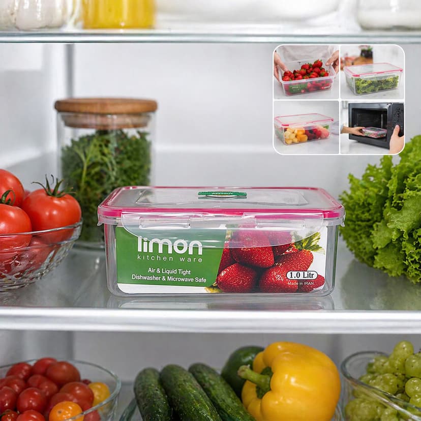 Rectangle Food Container 1L