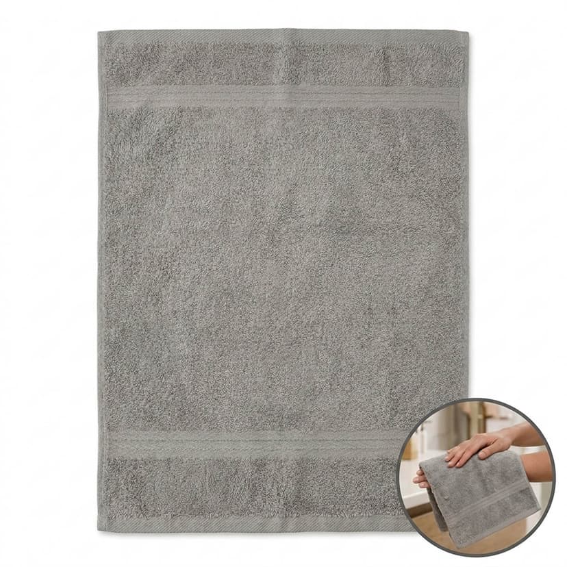 Home Essence Towel 40x70 Light Grey