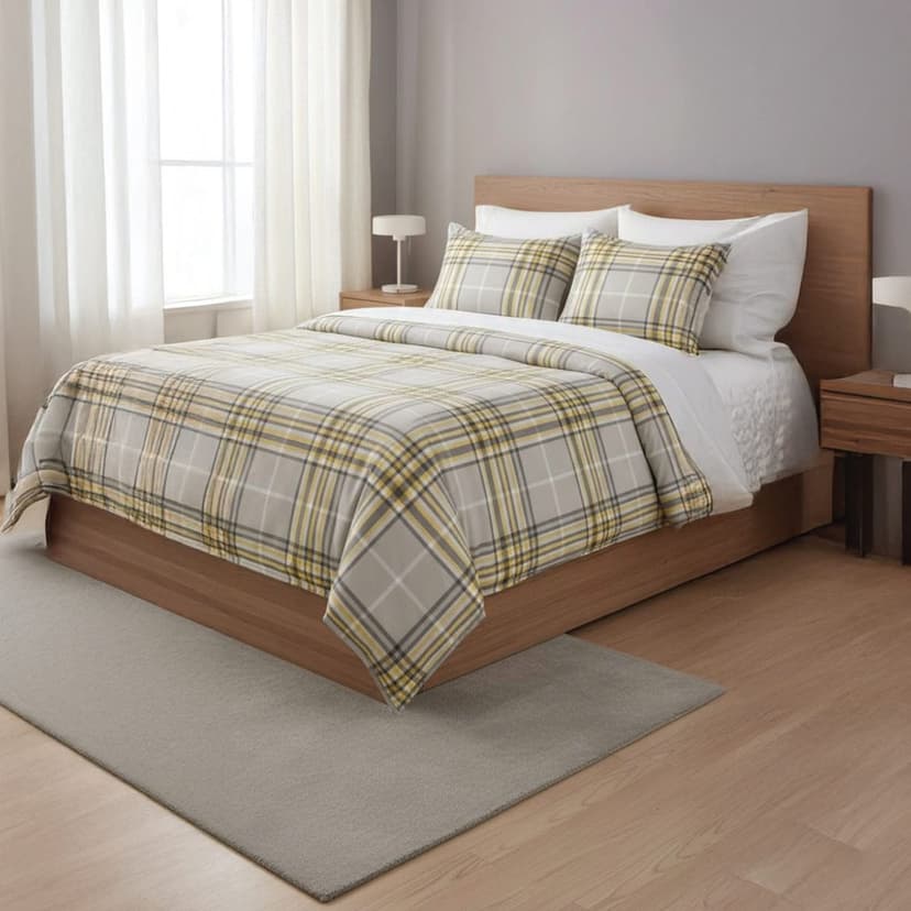 Queen Comforter Set 3 Piece 229x234cm