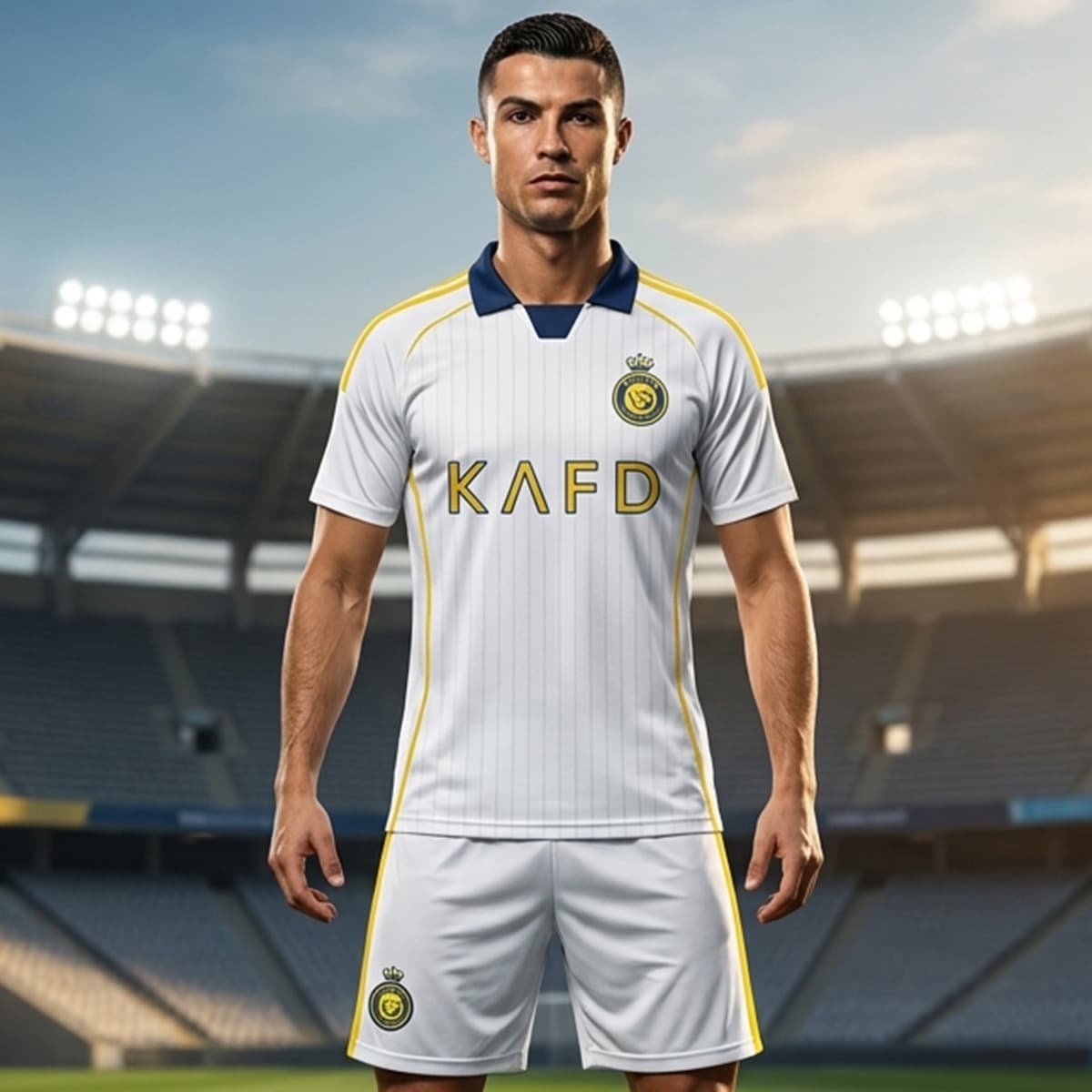 Men Football Set Al Nassr White