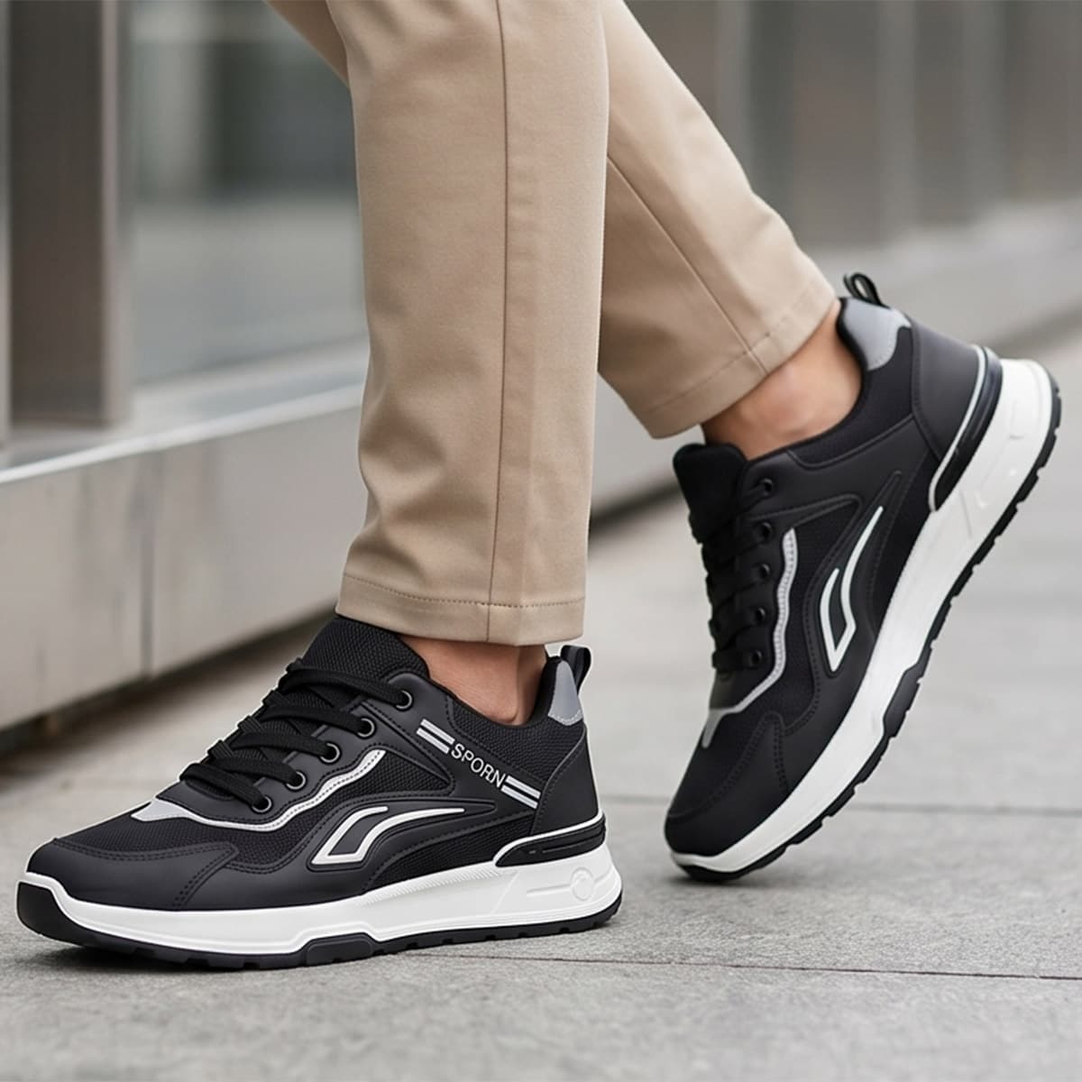 Running Shoes with Lace