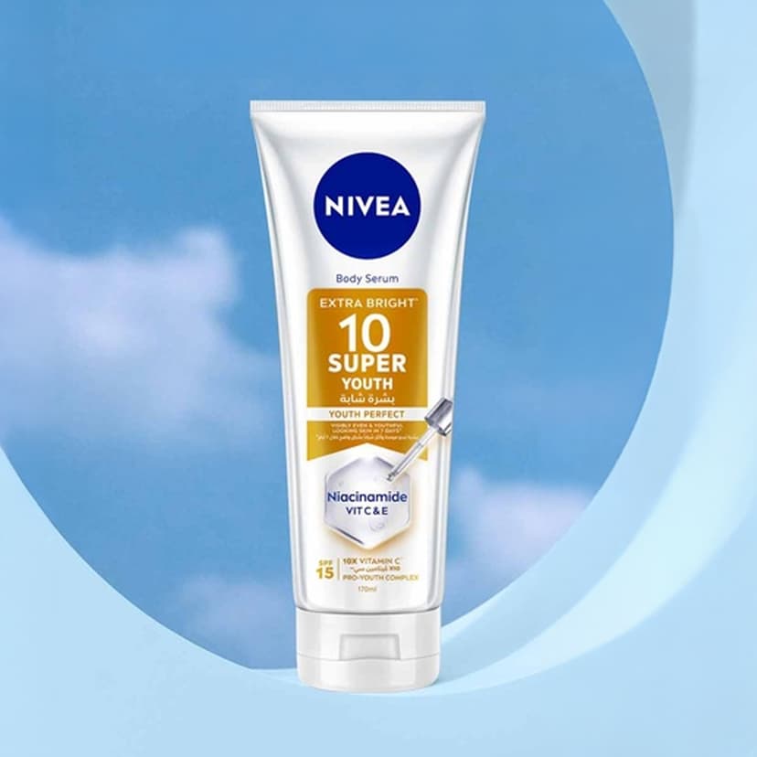 NIVEA Extra Bright Super Youth 10 Body Serum 170ml