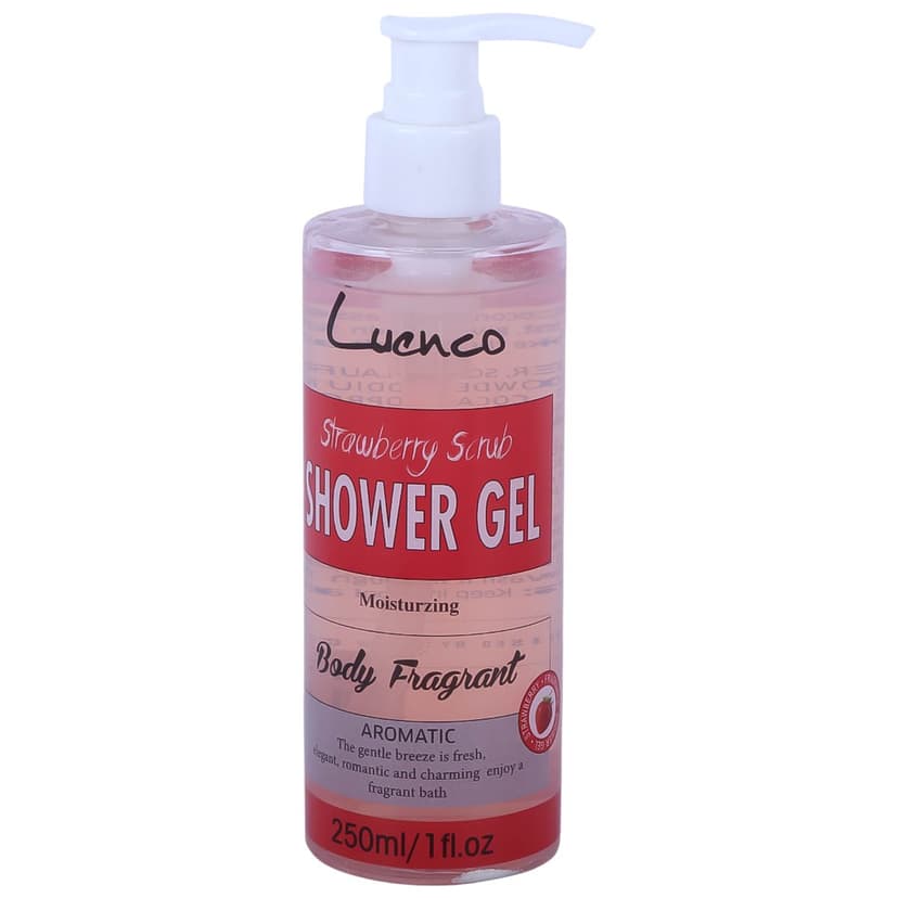 Luenco Moisturizing Aromatic Strawberry Scrub Shower Gel 250ml