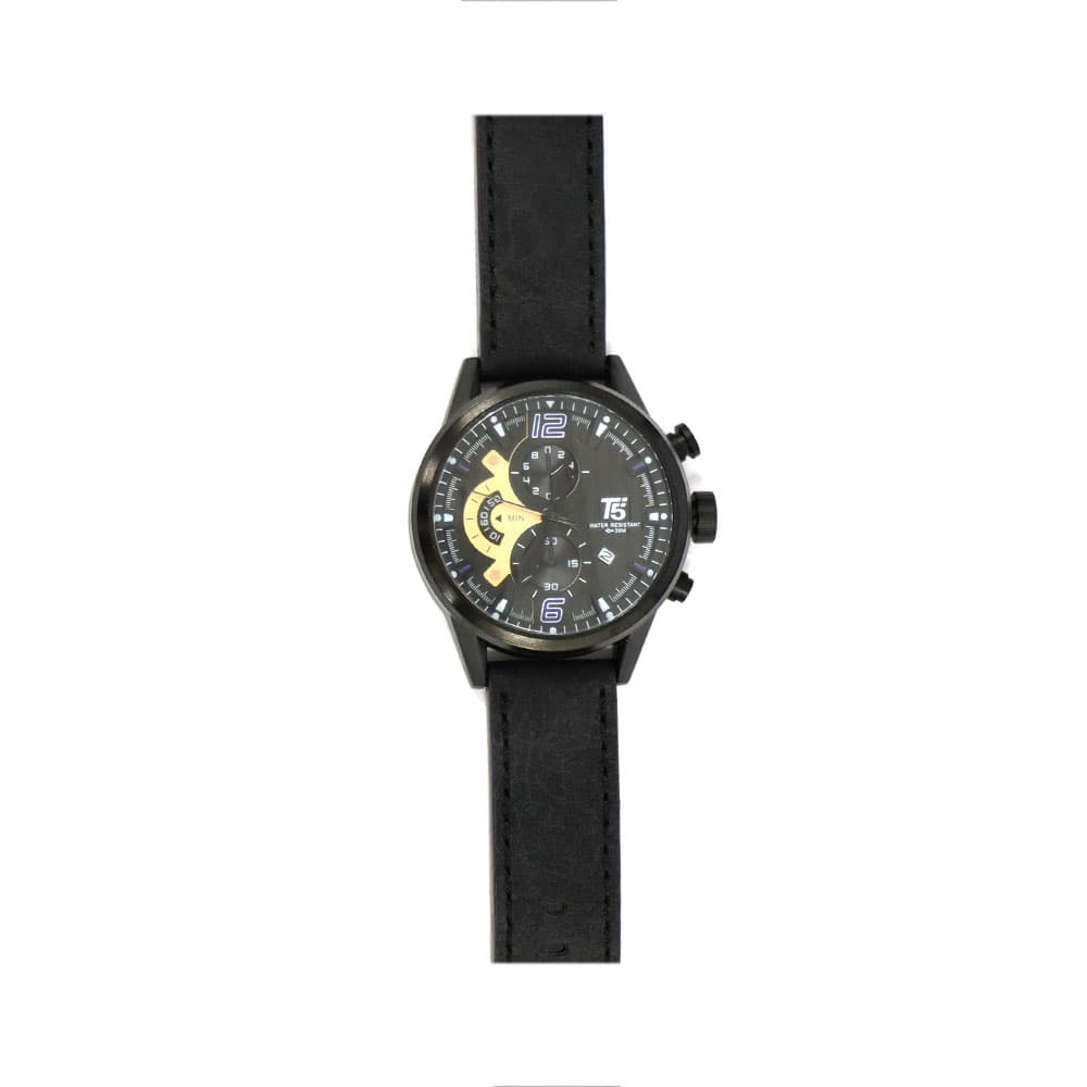 Gents Leather Watch Wtih Box