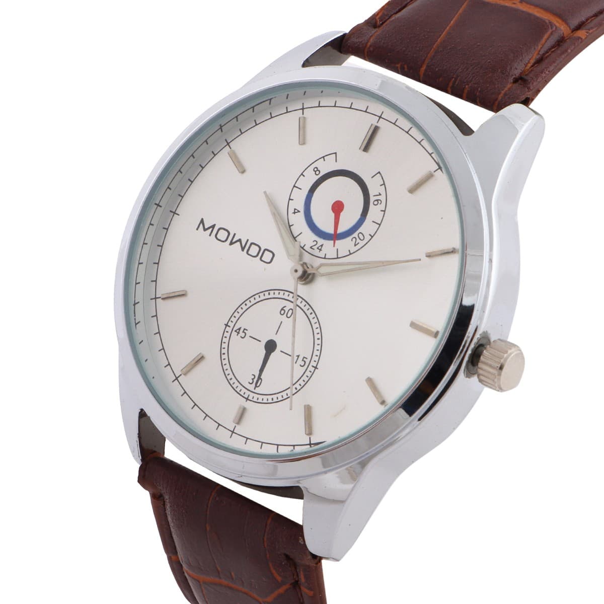 Mowdd Gents Leather Strap Analog Watch