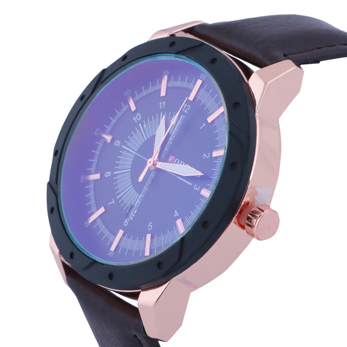 Mens Leather Watch