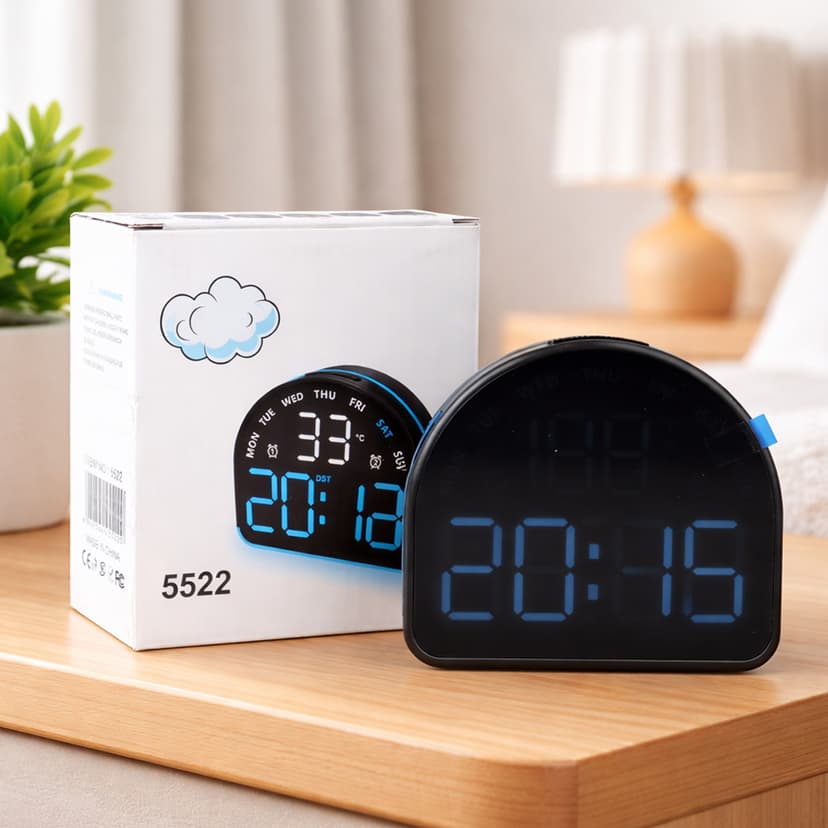 Digital Alarm Clock 5522 Model