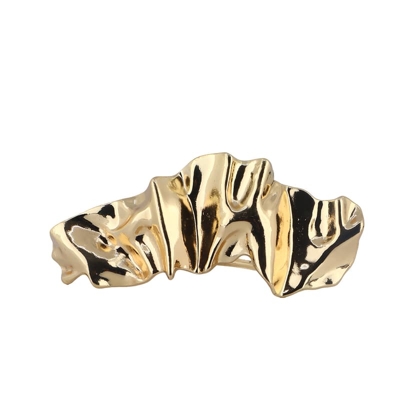 Gold Textured Hair Clip