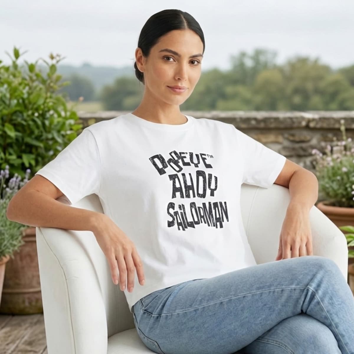 Ladies Printed Short Sleeve T-Shirt