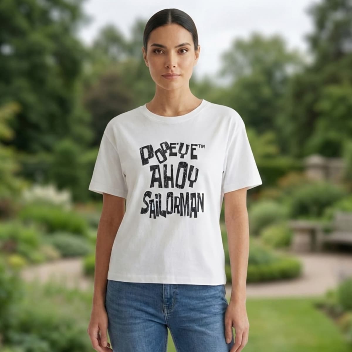 Ladies Printed Short Sleeve T-Shirt
