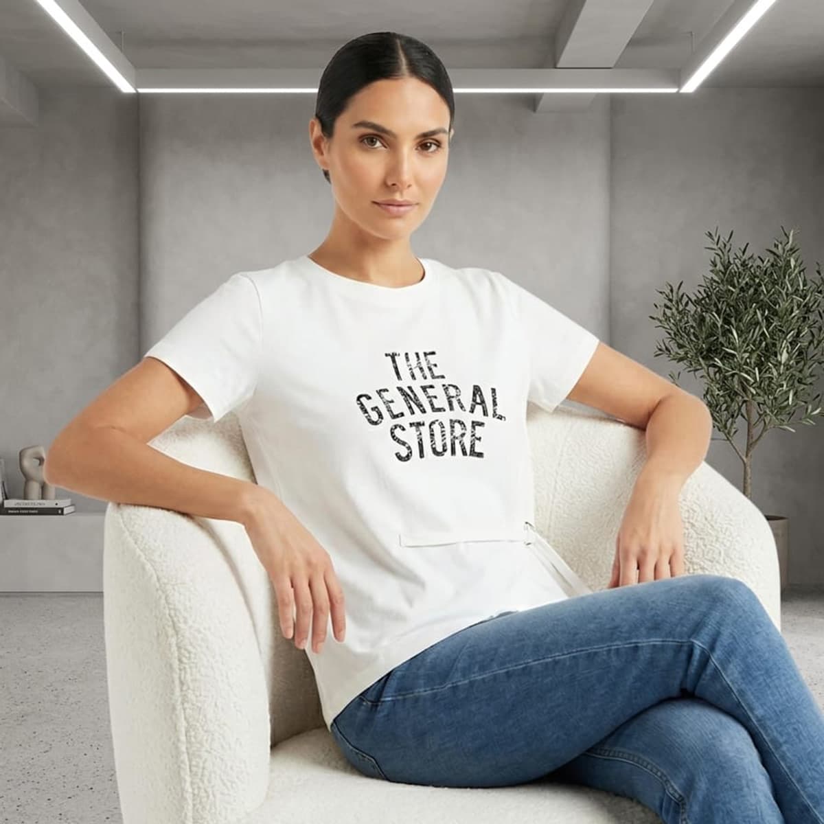 Ladies Printed Short Sleeve T-Shirt