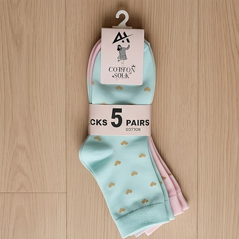 Ladies Socks 5 Piece