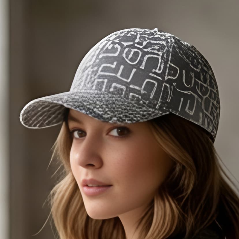 Ladies Printed Baseball Cap